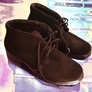 Black Snow Boots Winter Boits Sherpa Black Boots Ankle Booties Ski Boots
